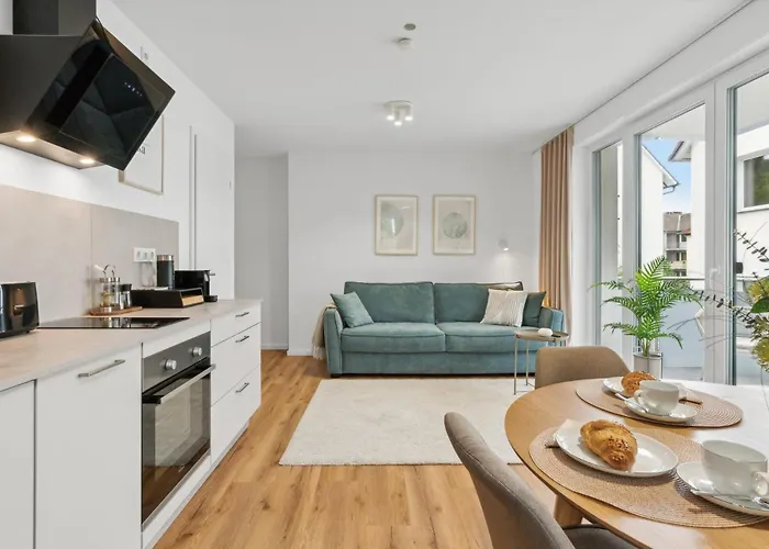 Deluxe Apartment In Bielefeld City Mit Parkplatz Und Balkon